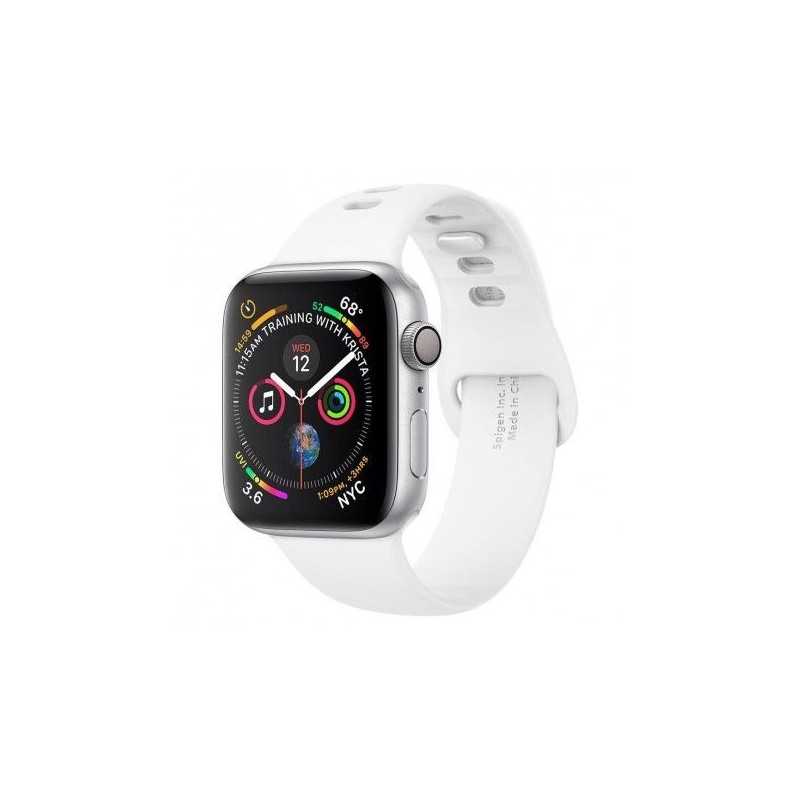 Bracelete Silicone Spigen Apple Watch Serie 1/2/3/4/5 38/40Mm Trap Branco