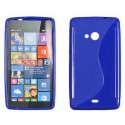 Capa Silicone Oem Nokia Lumia 535 Traseira Azul