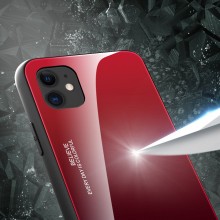 Capa Iphone 12 Mini Hurtel Personalizada Preto - Vermelho