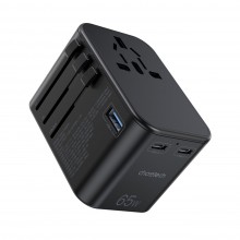Choetech Gan 2 X Usb Type C / Usb 65W Power Delivery Fast Charger Black (Pd5009-Bk)