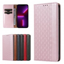 Magnet Strap Case Case For Iphone 14 Pro Flip Wallet Mini Lanyard Stand Pink