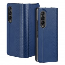 Dux Ducis Bril Case For Samsung Galaxy Z Fold 3 Flip Cover Card Wallet Stand Blue