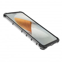 Honeycomb case armored cover with a gel frame for Vivo V23 5G transparent