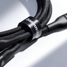 Baseus Flash Series Ⅱ Fast Charging Cable 2in1 USB-C - 2xUSB-C 100W 1.5m black