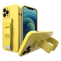 Capa Samsung Galaxy A42 5G Hurtel Silicone Amarelo