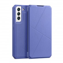 Capa Samsung Galaxy S22 Dux Ducis Pele Sintética book Azul