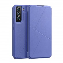 Capa Samsung Galaxy S22 Plus Dux Ducis Pele Sintética livro Azul