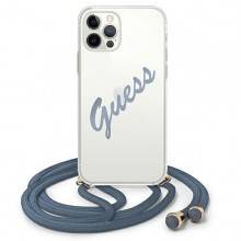 Capa Iphone 12 E 12 Pro Guess Original 6.1'' Kind Azul