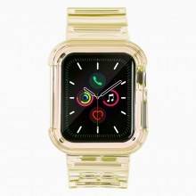 Bracelete Apple Watch 3 e 2 (42Mm) Hurtel Silicone Amarelo