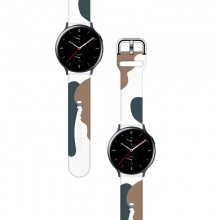 Bracelete Samsung Galaxy Watch (42Mm) Hurtel Silicone Fino Preto