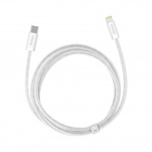 Cabo Baseus Tipo C Para Apple Lightning 8 Pinos Pd20W Power Delivery Dynamic Series Cald000002 1M Branco