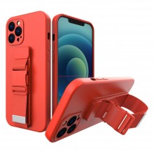 Capa De Corda Para Samsung Galaxy A33 5G Vermelho
