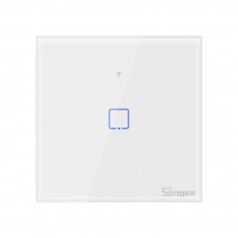 Interruptor De Parede Inteligente Sonoff T0Eu1C-Tx Touch Wi-Fi Sem Fio Branco (Im190314009)