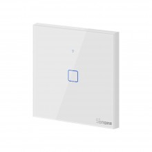 Interruptor De Parede Inteligente Sonoff T0Eu1C-Tx Touch Wi-Fi Sem Fio Branco (Im190314009)