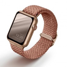 Bracelete Uniq Aspen Apple Watch 44/42 / 45Mm Rosa Trançado / Rosa Toranja