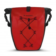 Bolsa De Bicicleta Impermeável Wozinsky Porta Malas 25L Vermelho (Wbb24Re)